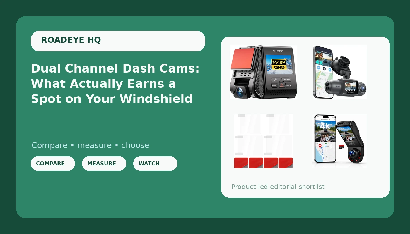 Dual Channel Dash Cams: What Actually Earns a Spot on Your Windshield