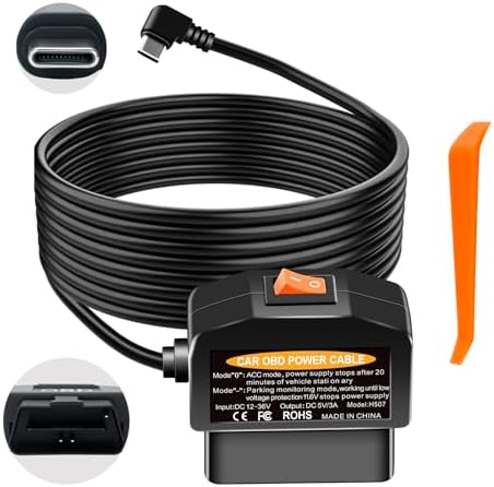 OBD2 to USB C Power Adapter (B0FKC1MGQV)
