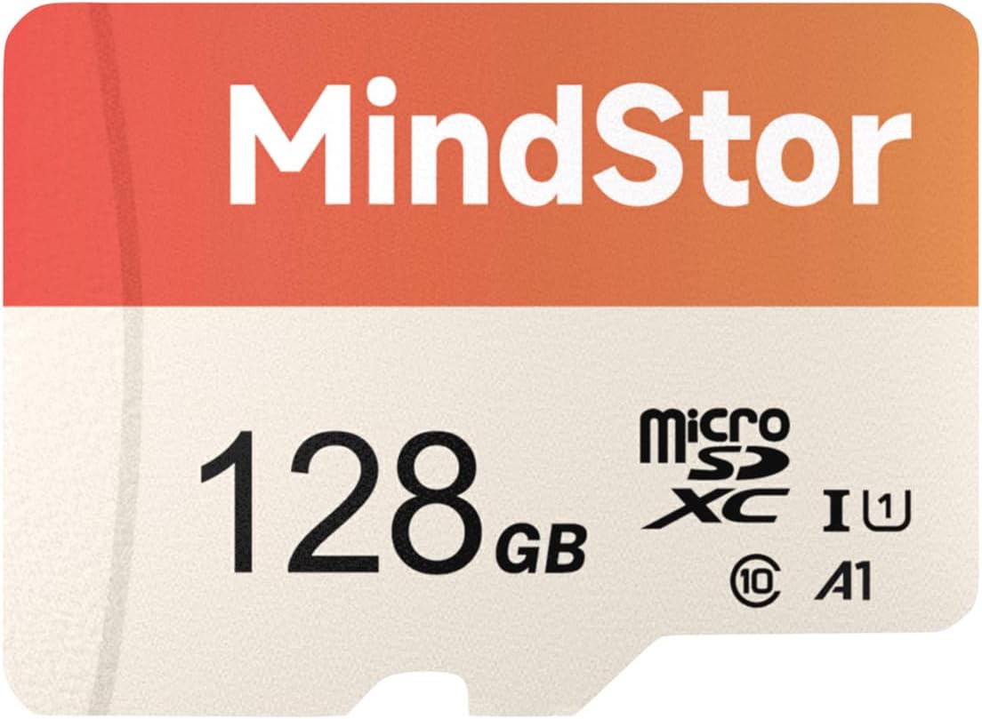 128GB Micro SDXC Memory Card, 90MB/s Read, U1, A1, with Adapter