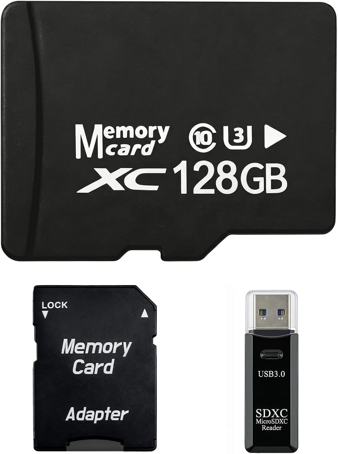 128GB Micro SD Card for Dashcam & Security Camera U3 V30 A1